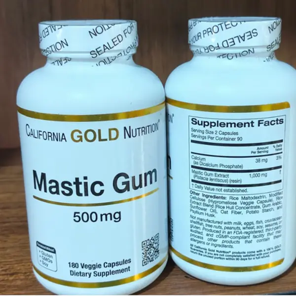 Mastic Gum 500 mg by California Gold Nutrition