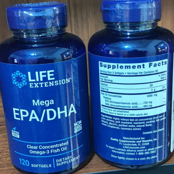 Life Extension Mega EPA/DHA omega-3 softgels stocked by GIG Health & Nutrition