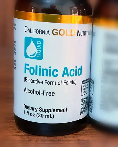Folinic Acid Liquid, Alcohol-Free by California Gold Nutrition