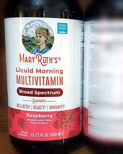 Liquid Morning Multivitamin Broad Spectrum, Raspberry by MaryRuth's